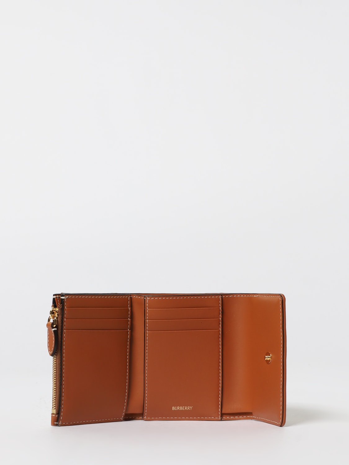 BURBERRY WALLET: Wallet woman Burberry, Beige - Img 2