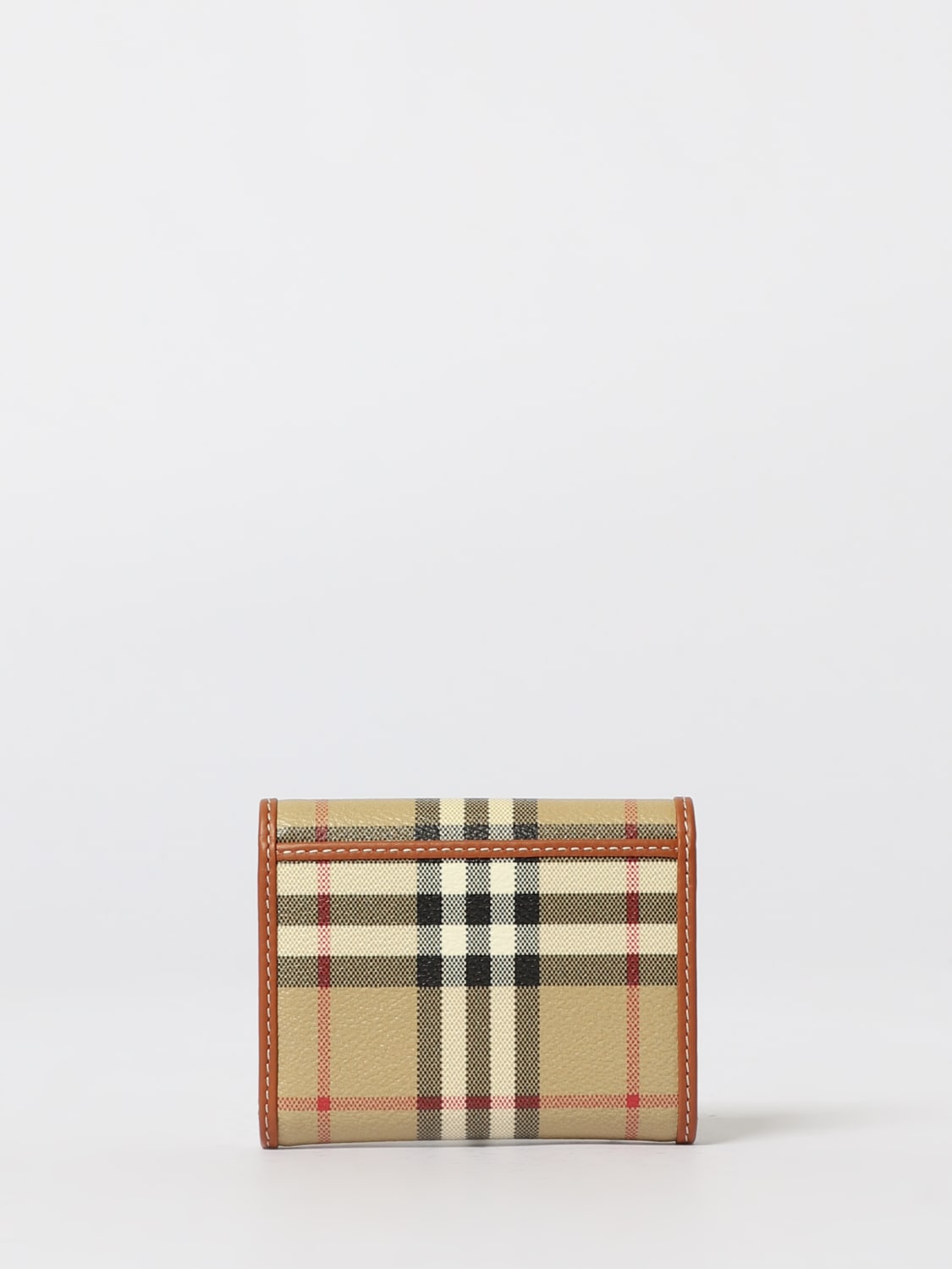 BURBERRY WALLET: Wallet woman Burberry, Beige - Img 3