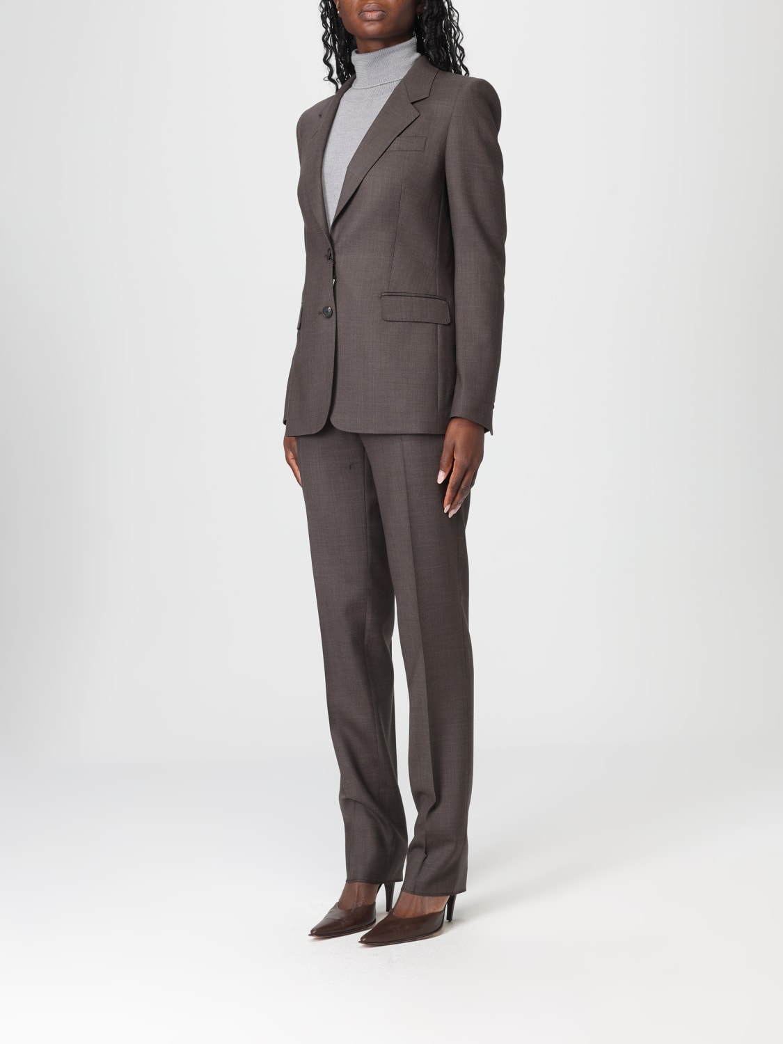 TAGLIATORE 西装: 连衣裙 女士 Tagliatore, 棕色 - Img 4