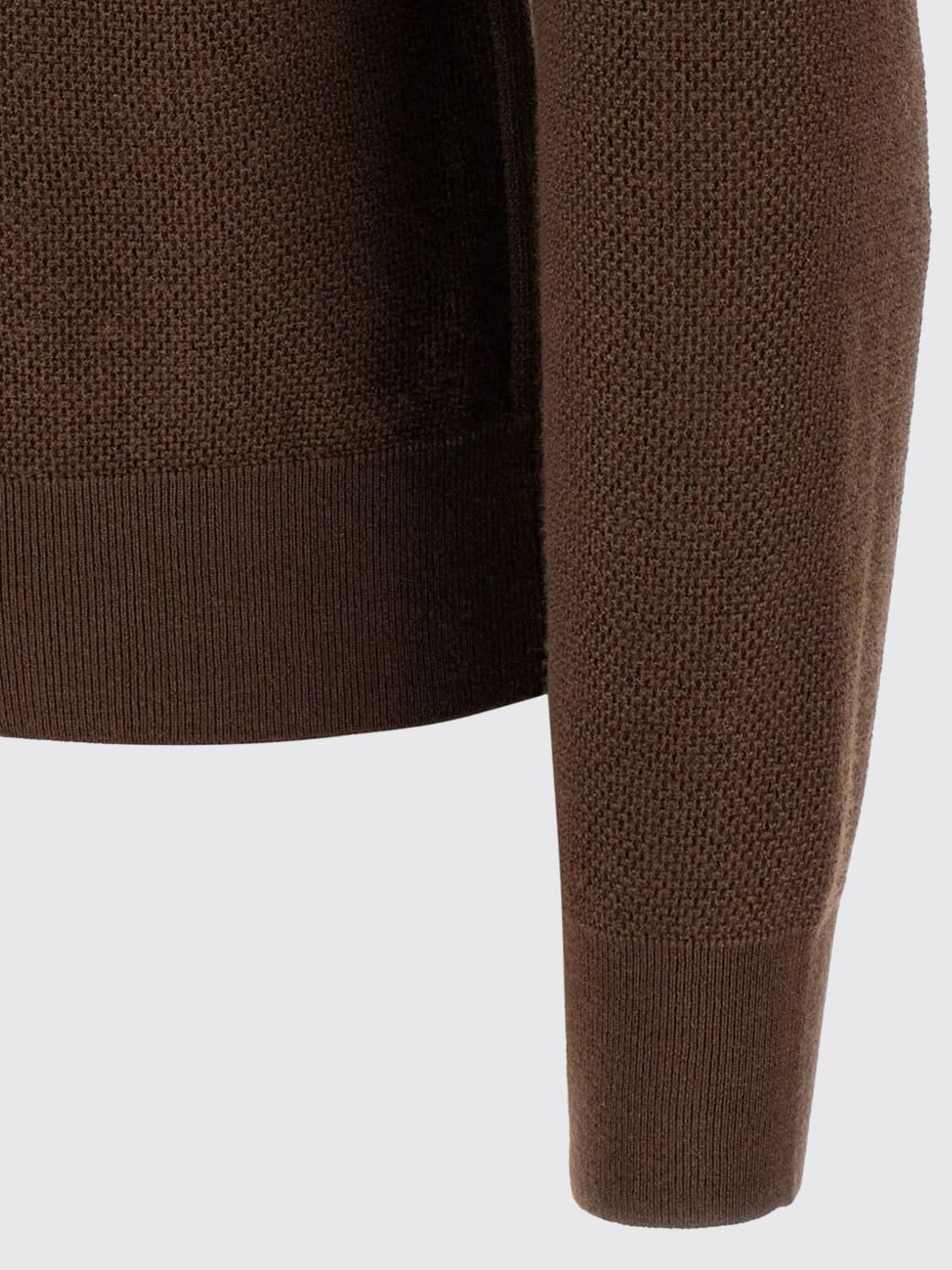 ZEGNA POLO SHIRT: T-shirt men Zegna, Brown - Img 3