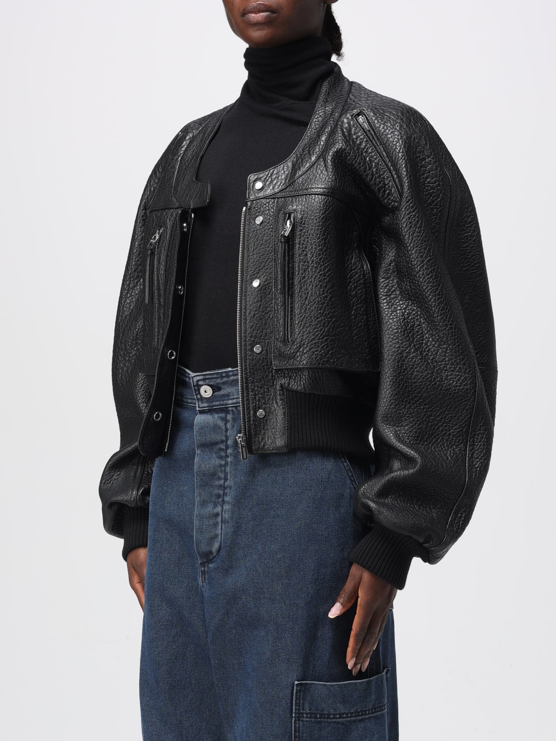 JACQUEMUS JACKET: Shirt woman Jacquemus, Black - Img 4