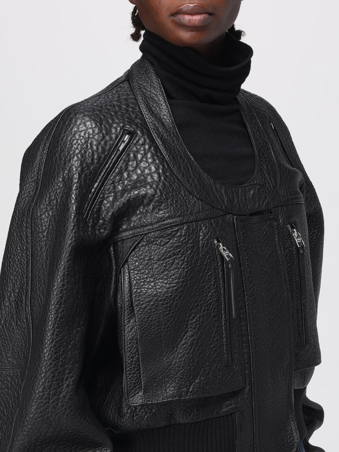 JACQUEMUS JACKET: Shirt woman Jacquemus, Black - Img 5