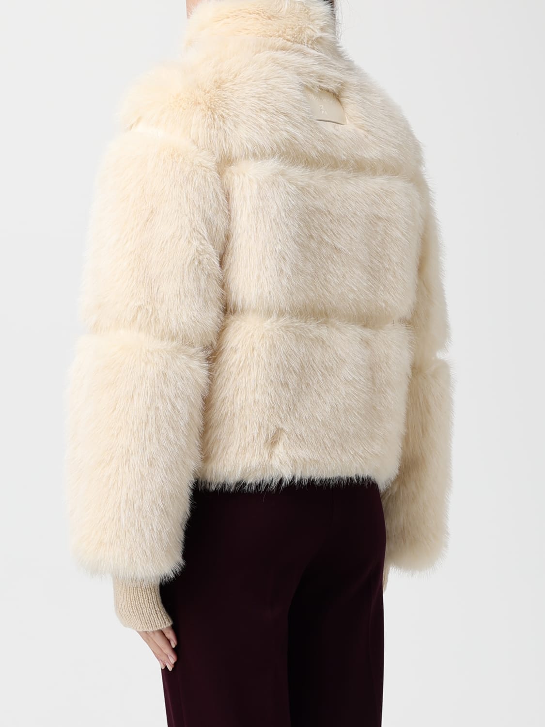 PATRIZIA PEPE FOURRURE: Veste femme Patrizia Pepe, Blanc - Img 2