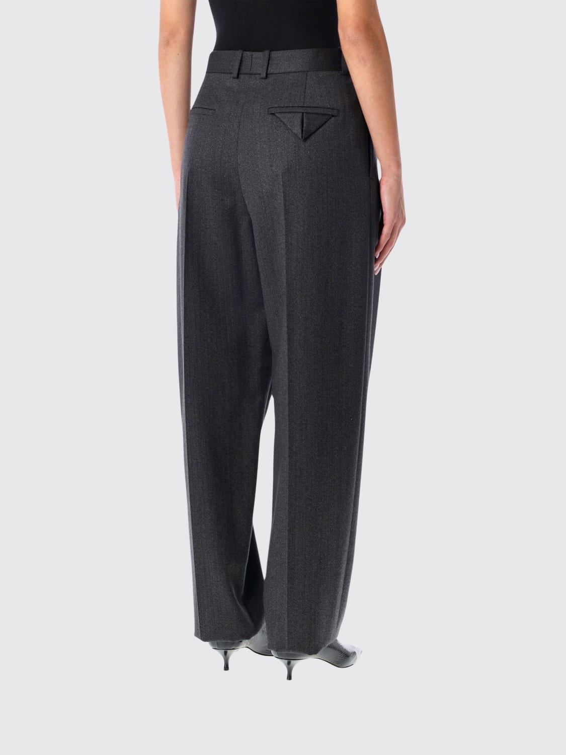 BOTTEGA VENETA PANTS: Pants woman Bottega Veneta, Grey - Img 2