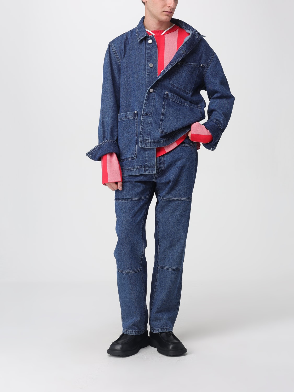 ÉTUDES STUDIO JACKET: Coat men Études, Blue - Img 2