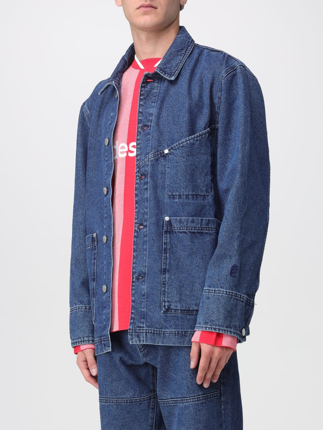 ÉTUDES STUDIO JACKET: Coat men Études, Blue - Img 4