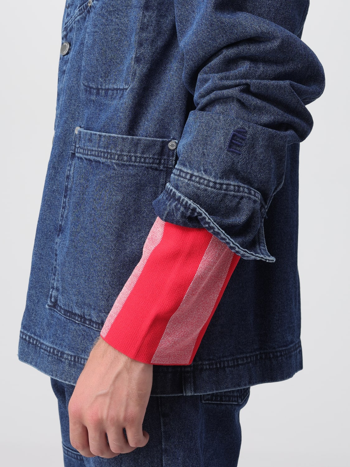 ÉTUDES STUDIO JACKET: Coat men Études, Blue - Img 5