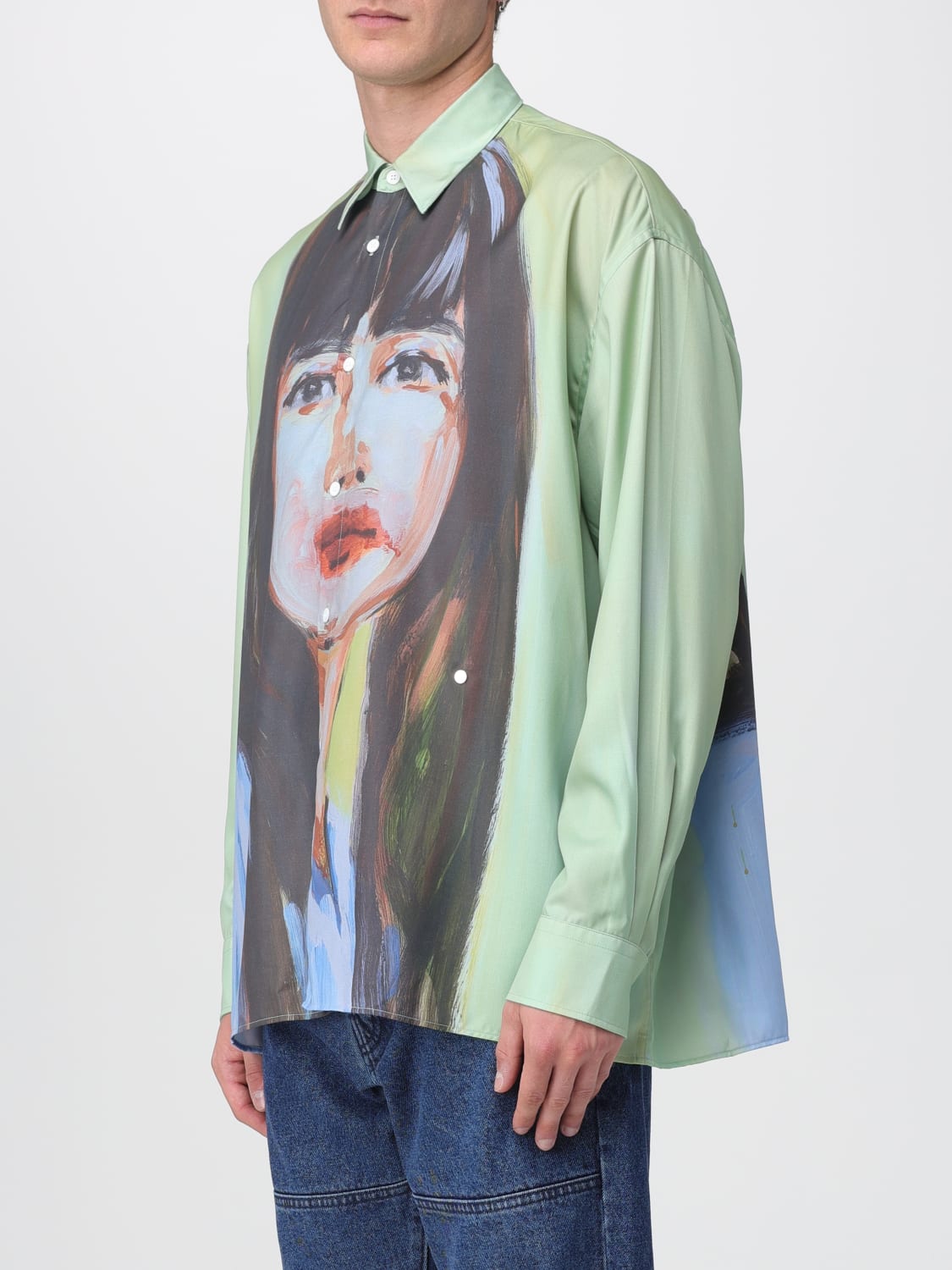 ÉTUDES STUDIO HEMD: Hemd herren Études, Grün - Img 4