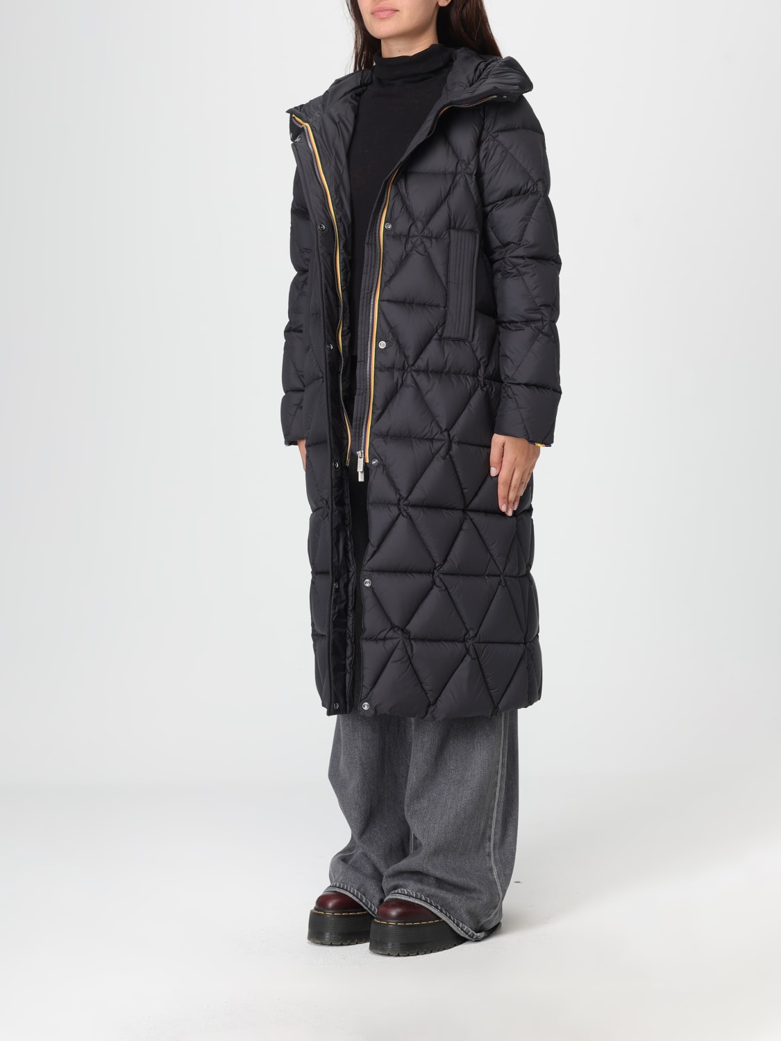 K-WAY 재킷: 재킷 여성 K-way, 블랙 - Img 3