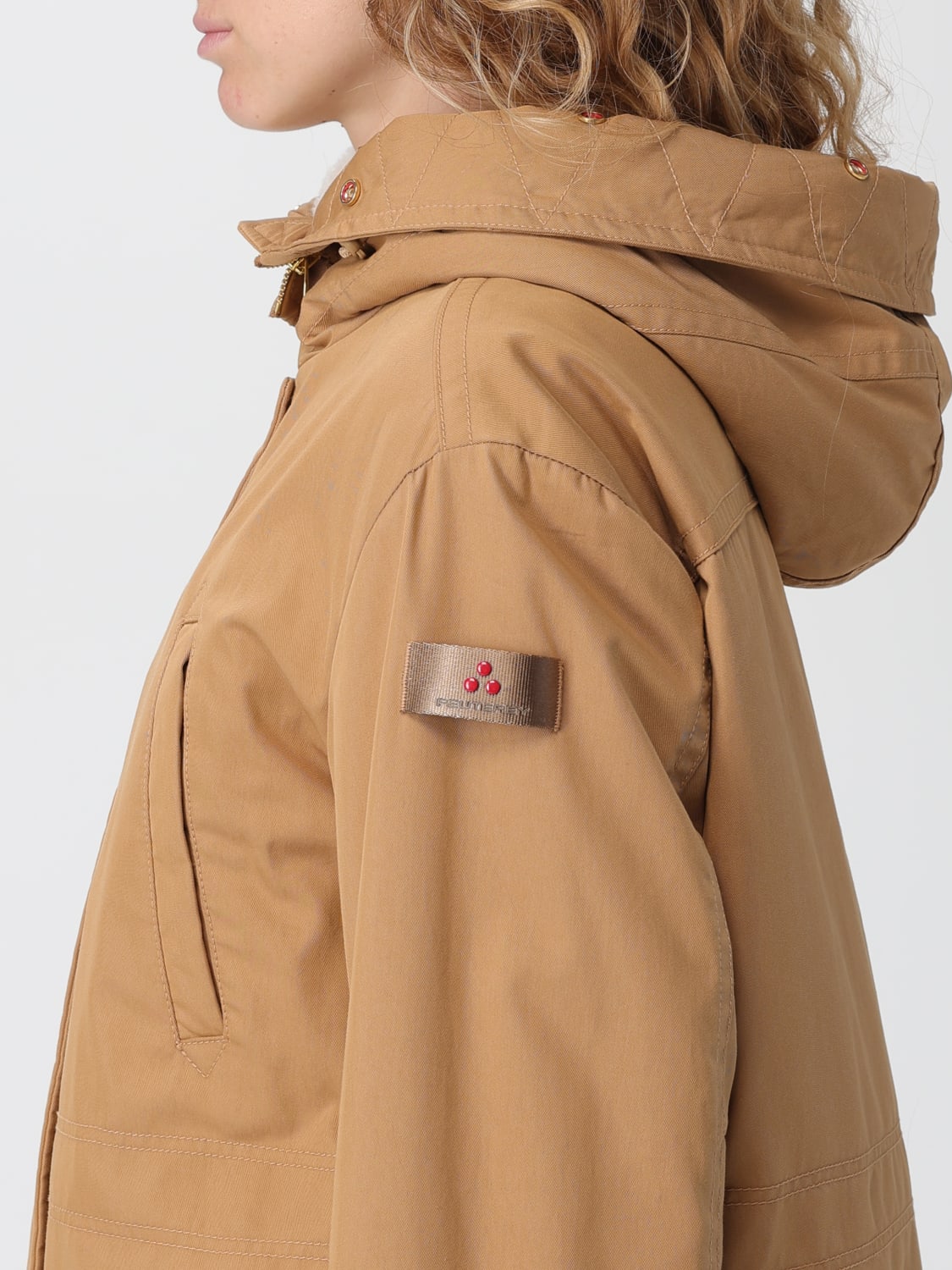PEUTEREY COAT: Coat woman Peuterey, Beige - Img 4