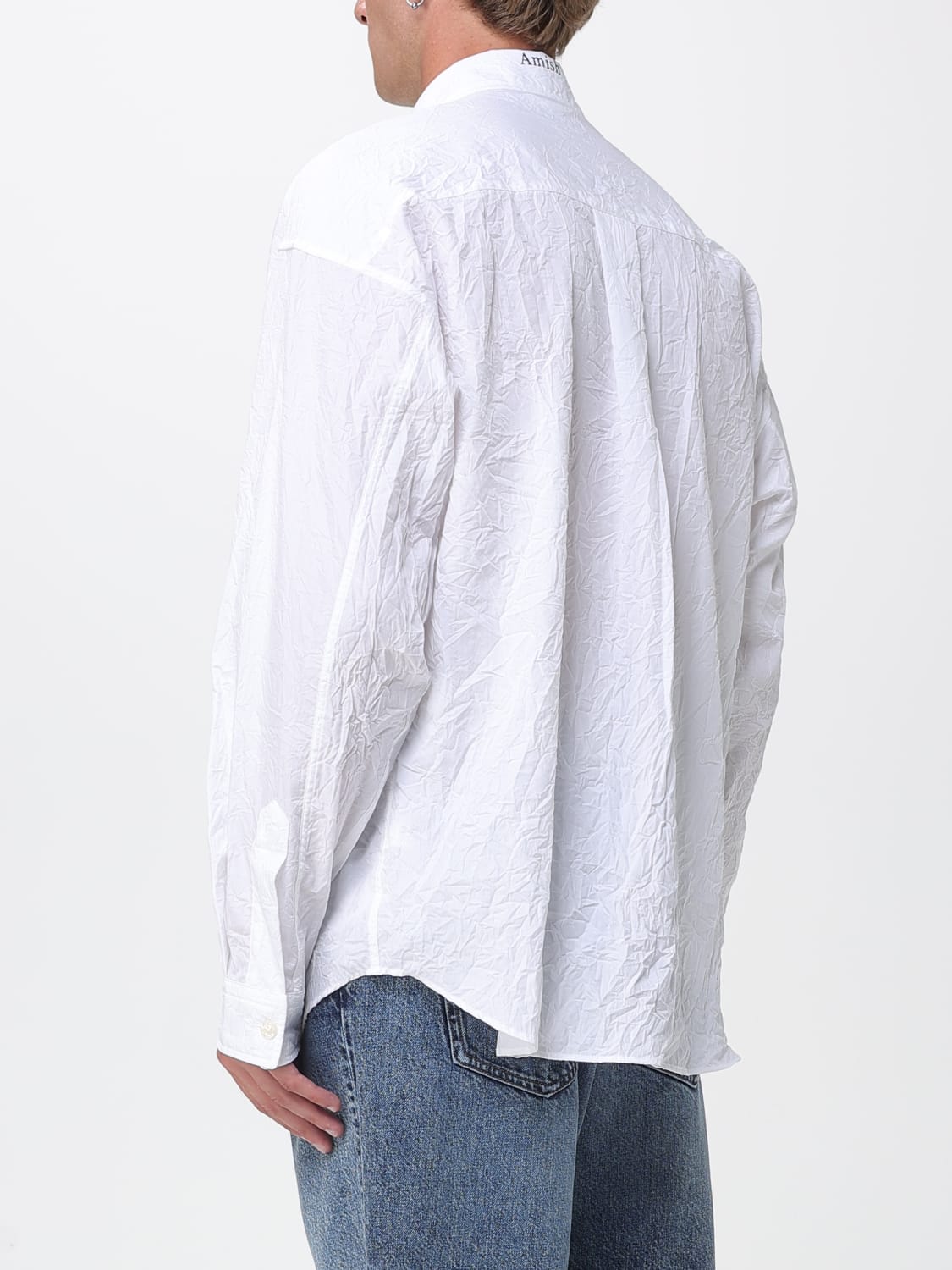 AMISH HEMD: Hemd herren Amish, Weiß - Img 3