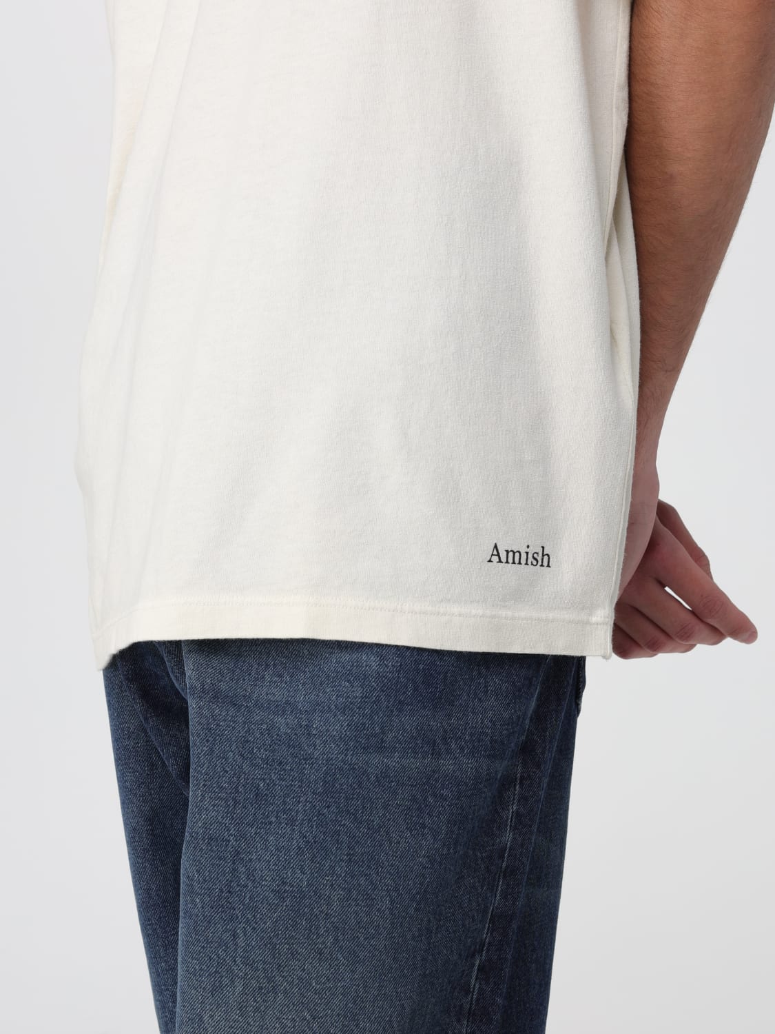 AMISH T-SHIRT: T-shirt homme Amish, Blanc - Img 3