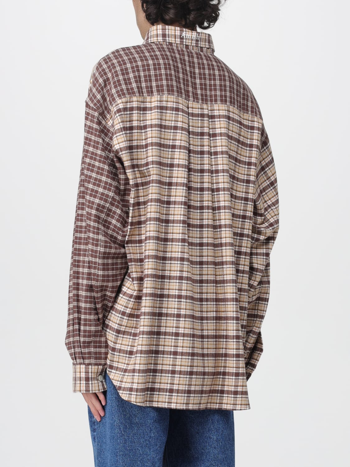 AMISH SHIRT: Shirt men Amish, Brown - Img 2