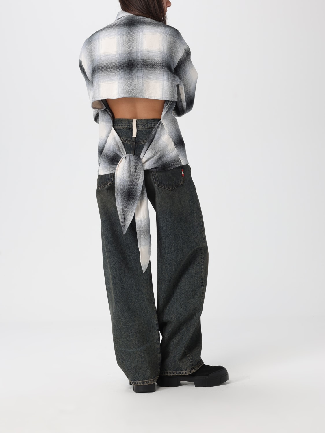 AMISH ДЖИНСЫ: Джинсы Женское Amish, Зеленый - Img 2