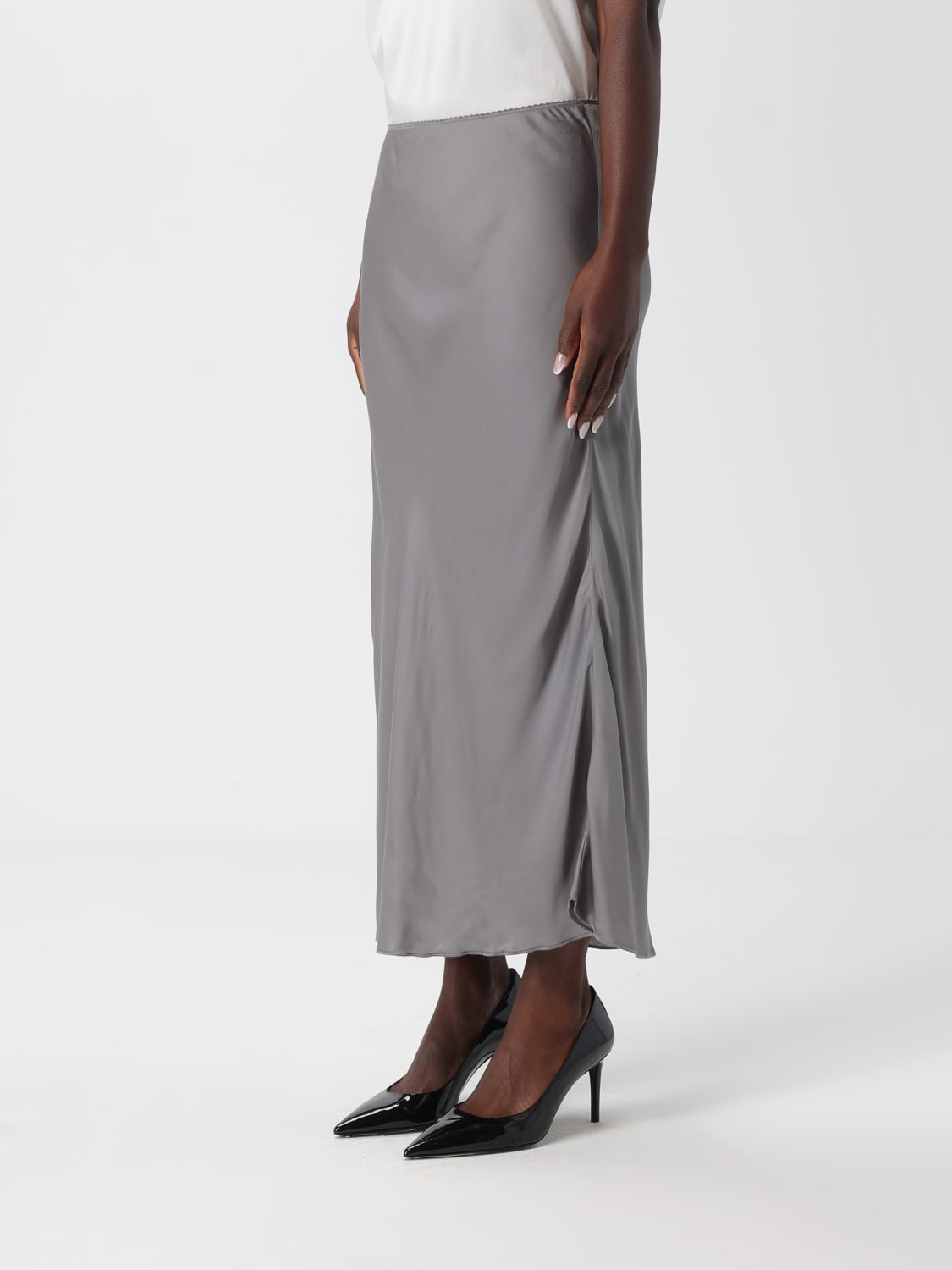 ERMANNO SCERVINO SKIRT: Skirt woman Ermanno Scervino, Grey - Img 4