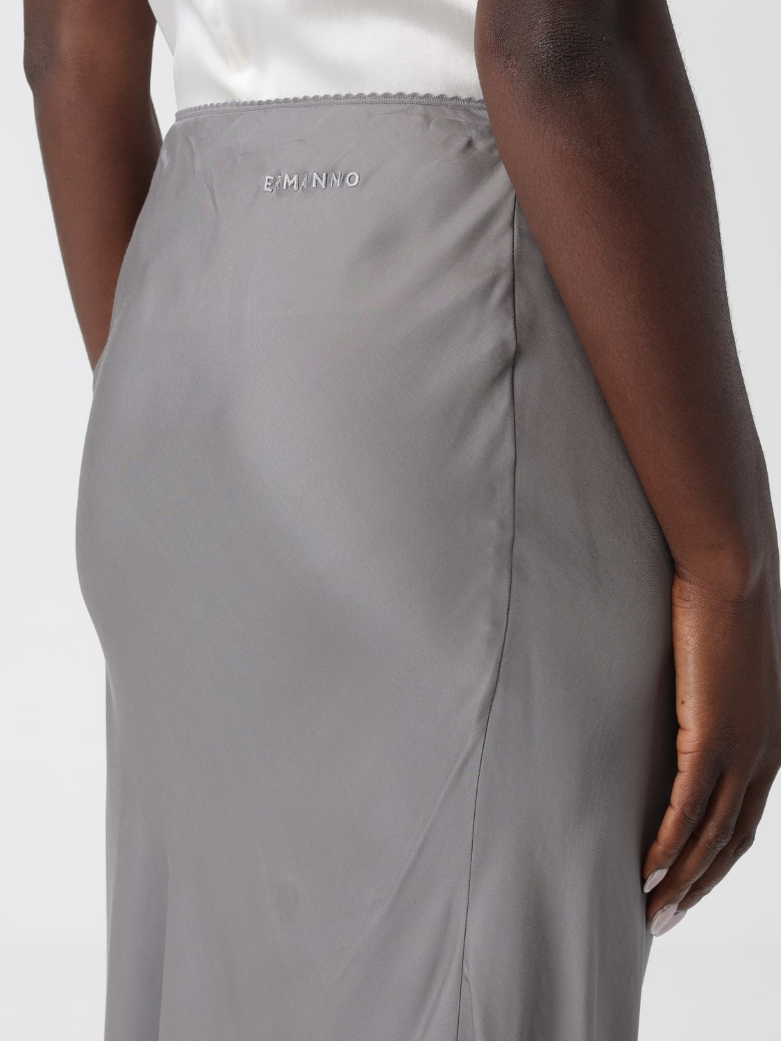 ERMANNO SCERVINO SKIRT: Skirt woman Ermanno Scervino, Grey - Img 5