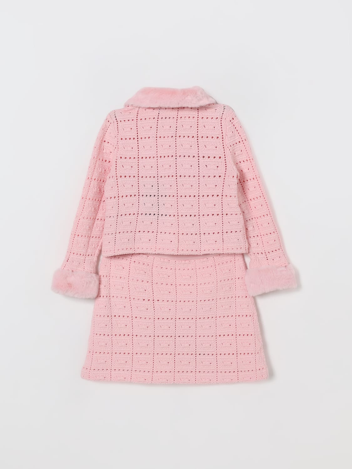 SELF-PORTRAIT CO-ORD: Sweater kids Self-portrait, Pink - Img 2