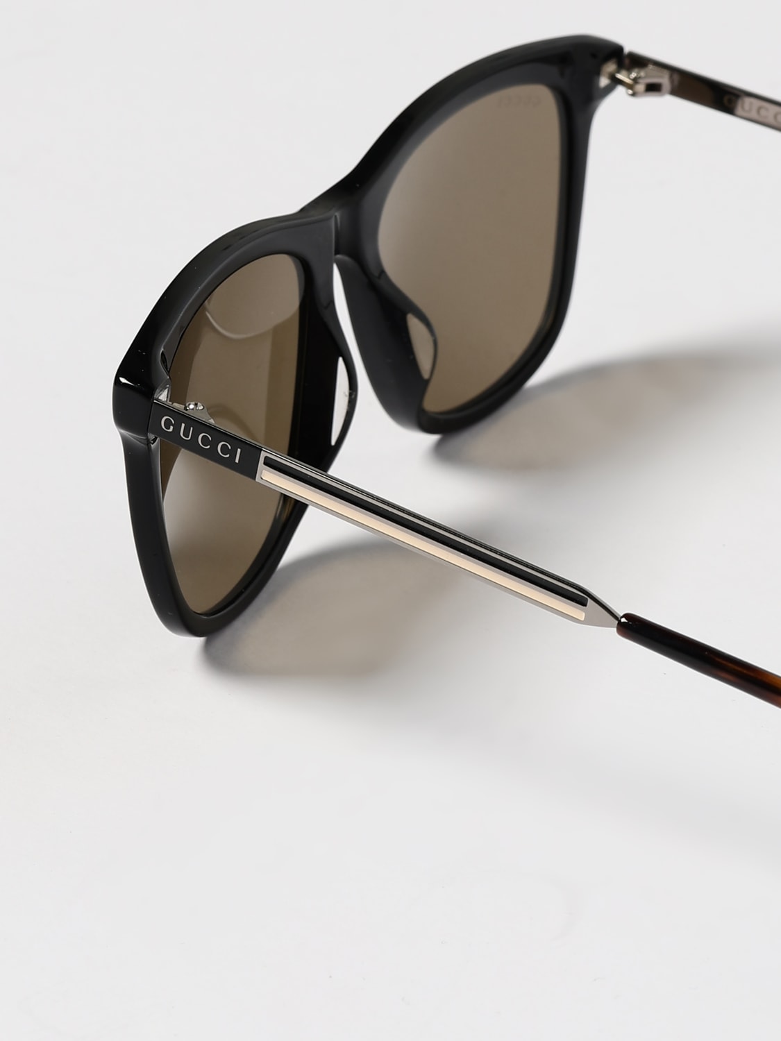 GUCCI SUNGLASSES: Sunglasses men Gucci, Black - Img 4