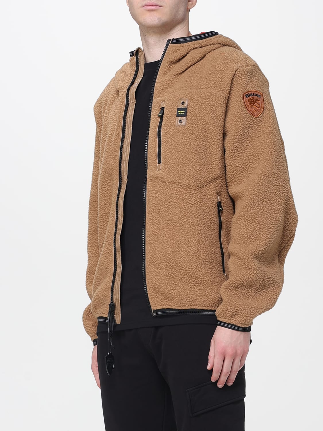 BLAUER JACKET: Jacket men Blauer, Brown - Img 3