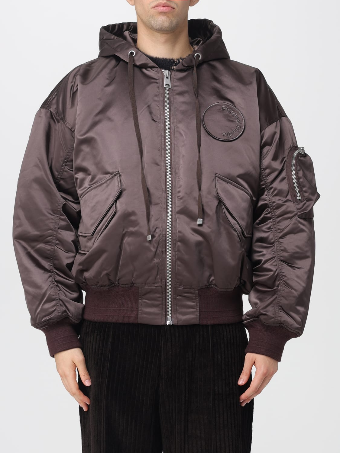 ÉTUDES STUDIO JACKET: Coat men Études, Brown - Img 1