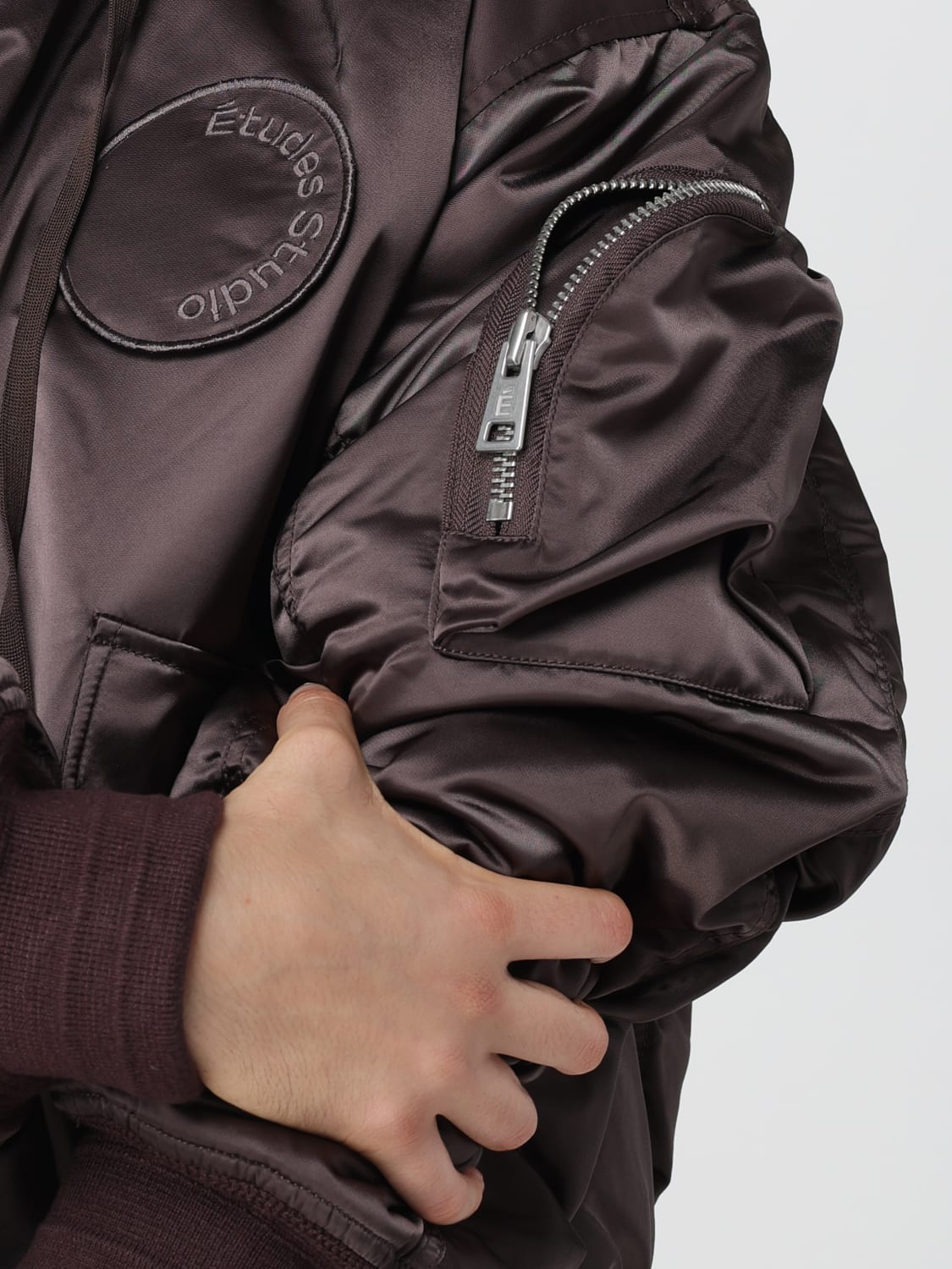 ÉTUDES STUDIO JACKET: Coat men Études, Brown - Img 5