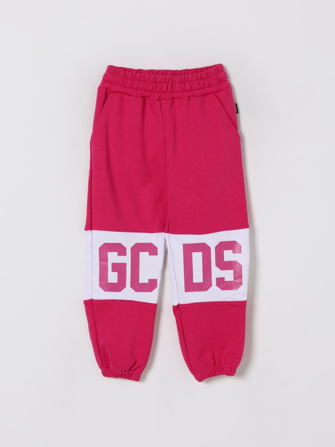 GCDS JUNIOR PANTALONES: Pantalones niños GCDS Junior, Fucsia - Img 1