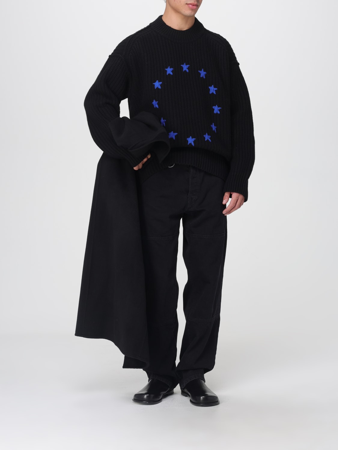 ÉTUDES STUDIO MANTEL: Mantel herren Études, Schwarz - Img 2