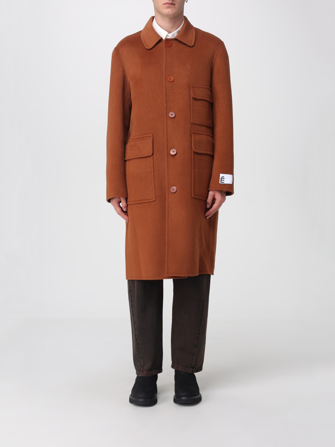 ÉTUDES STUDIO COAT: Coat men Études, Camel - Img 1
