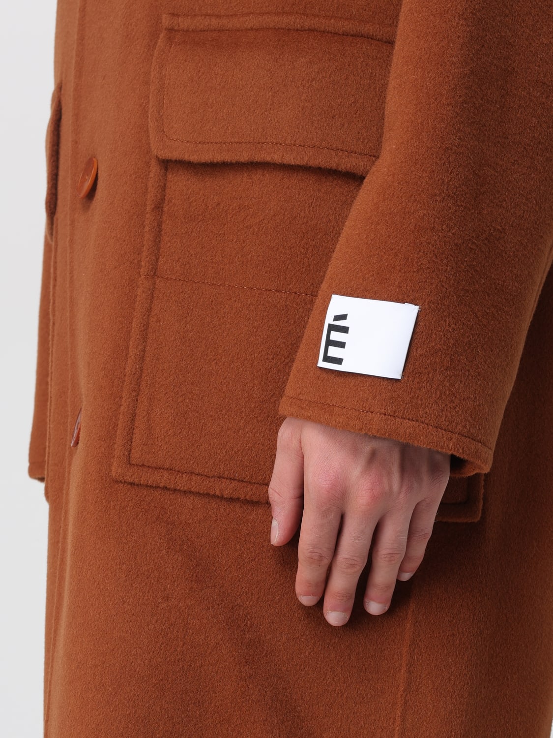 ÉTUDES STUDIO COAT: Coat men Études, Camel - Img 5