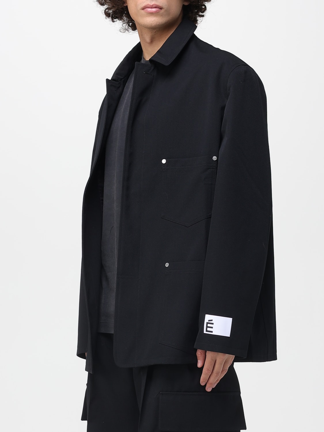 ÉTUDES STUDIO JACKET: Coat men Études, Black - Img 4