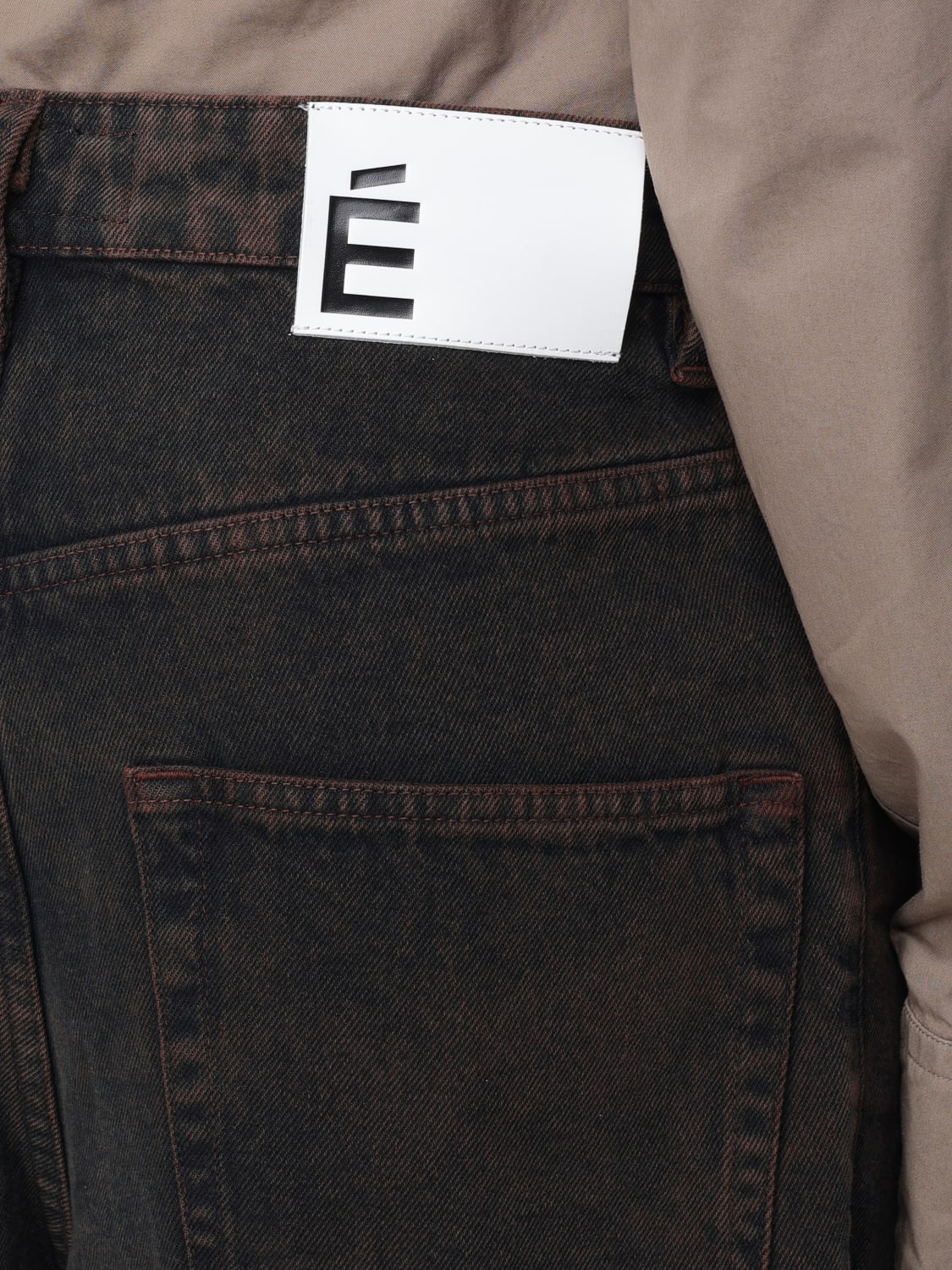 ÉTUDES STUDIO JEANS: Pants men Études, Brown - Img 3