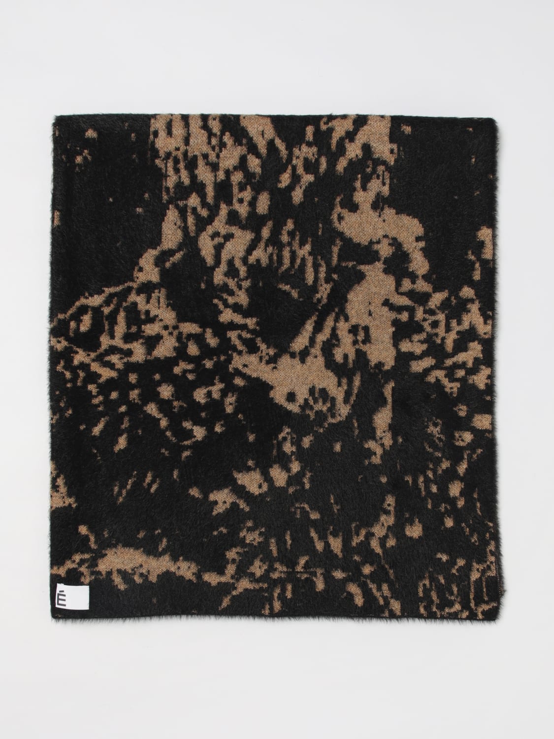 ÉTUDES STUDIO SCIARPA: Sciarpa Claire Tabouret x Études Studio in misto lana a righe , Nero - Img 1