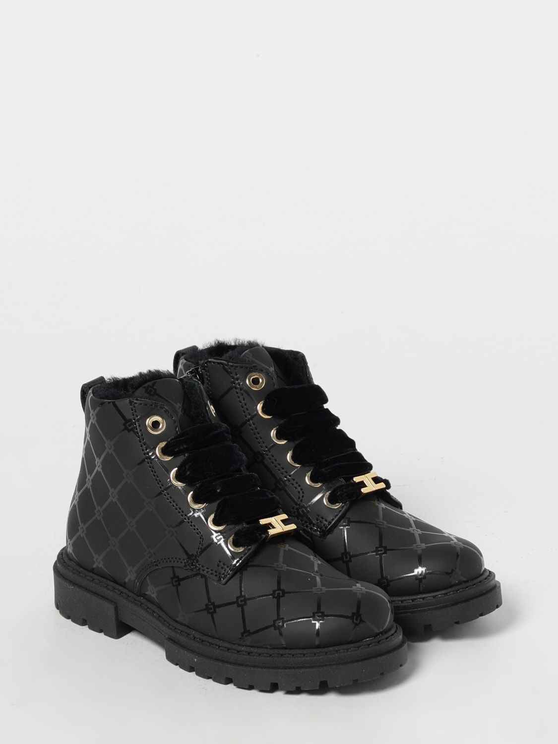 ELISABETTA FRANCHI LA MIA BAMBINA CHAUSSURES: Chaussures enfant Elisabetta Franchi La Mia Bambina, Noir - Img 2