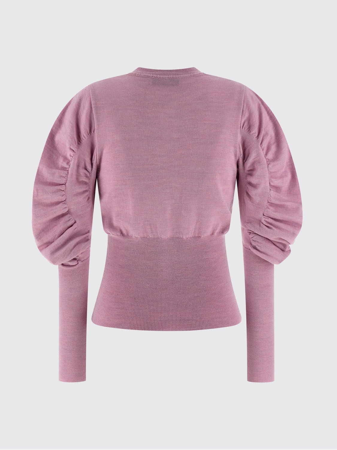 VIVIENNE WESTWOOD MAGLIA: Cardigan Eli Vivienne Westwood in lana vergine , Rosa - Img 2