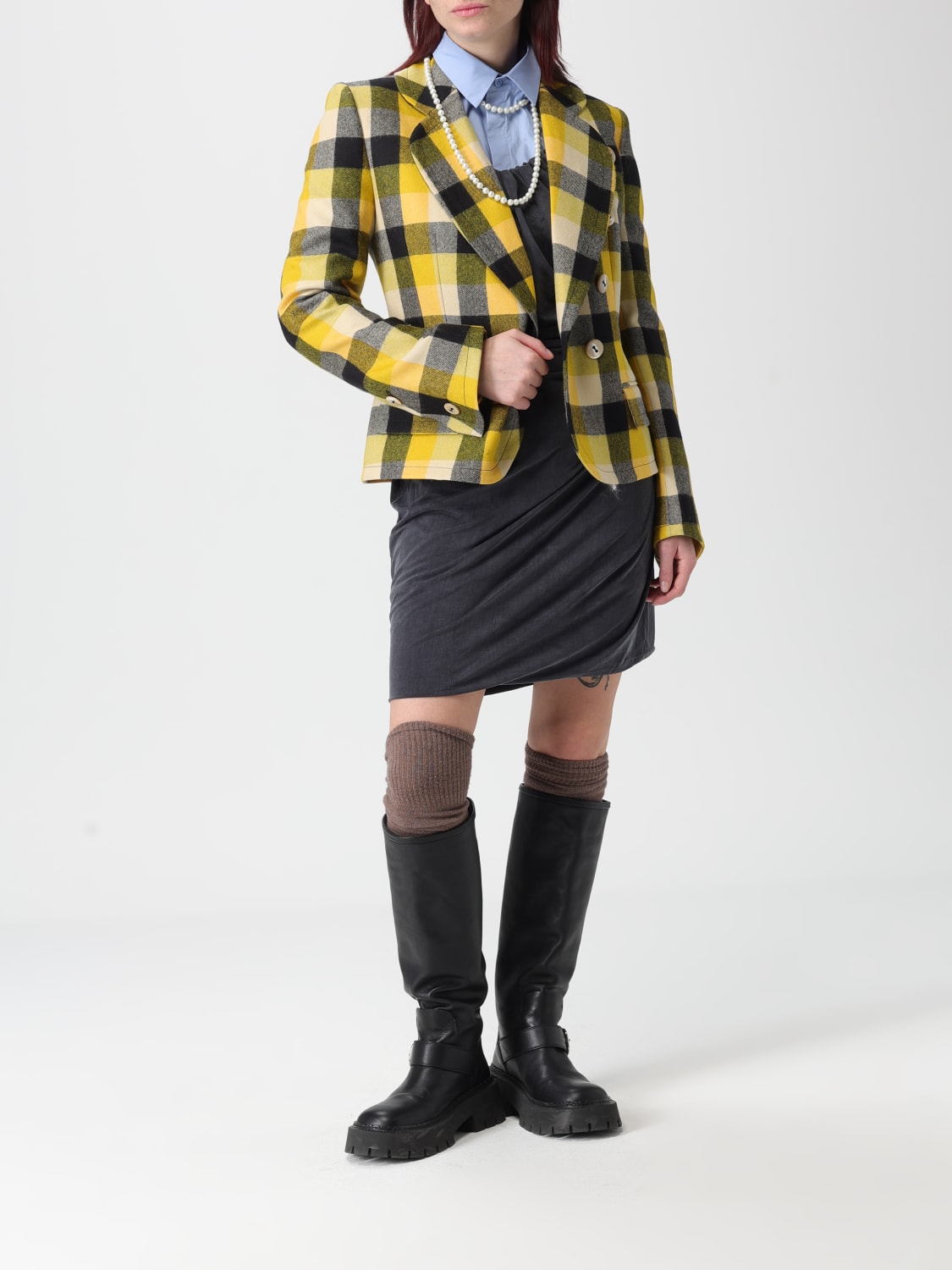 VIVIENNE WESTWOOD JACKET: Jacket woman Vivienne Westwood, Yellow - Img 2