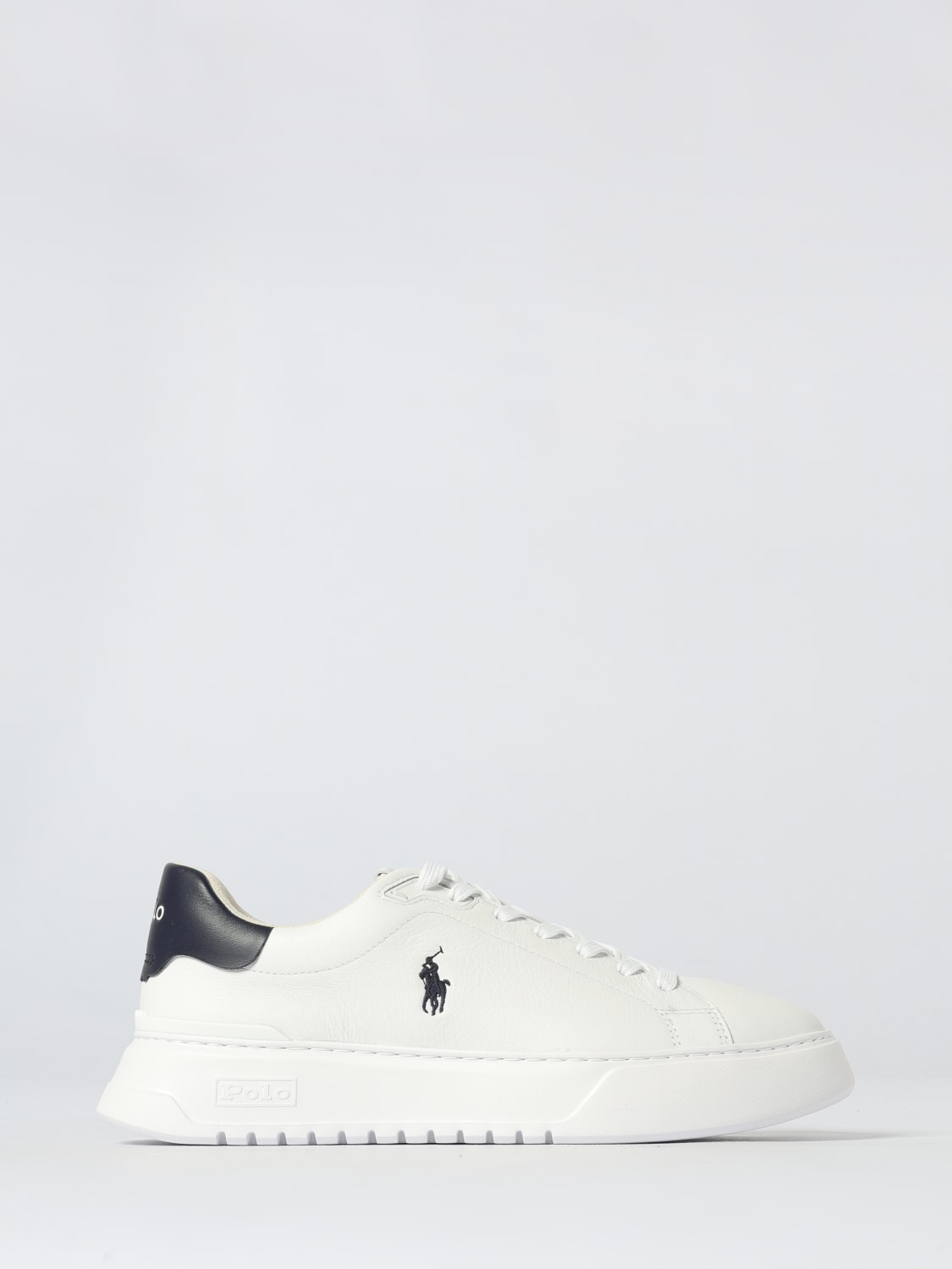 POLO RALPH LAUREN SNEAKERS: Shoes men Polo Ralph Lauren, White - Img 1