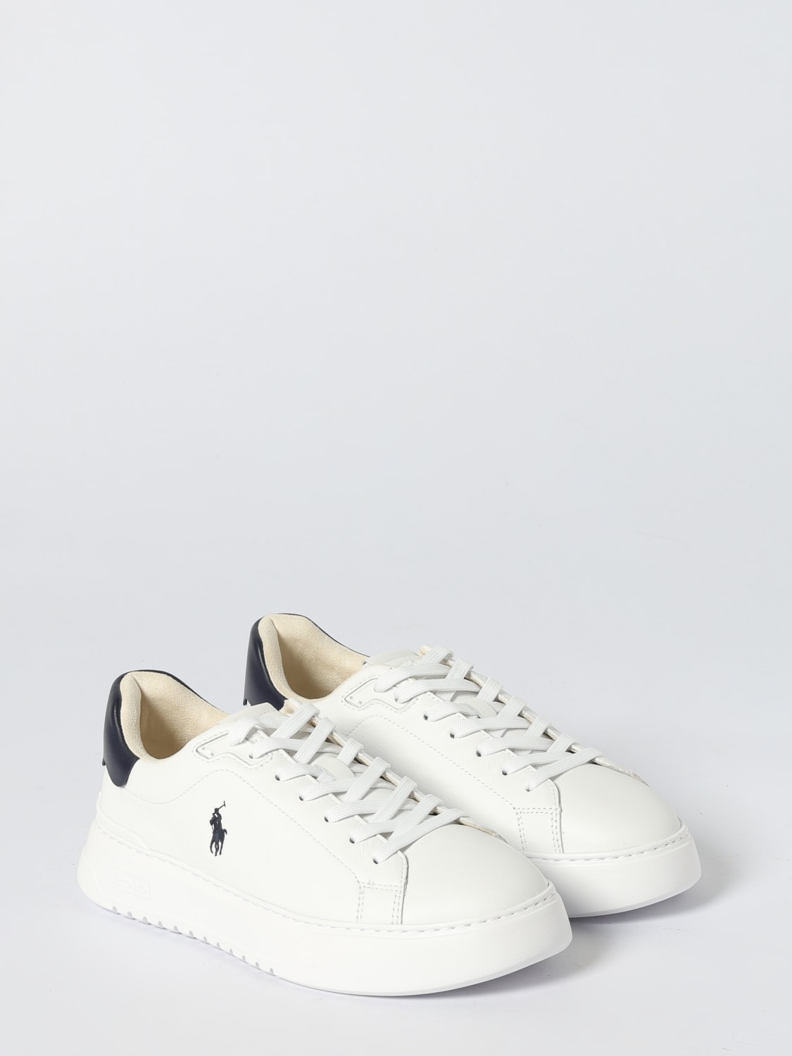 POLO RALPH LAUREN SNEAKERS: Shoes men Polo Ralph Lauren, White - Img 2