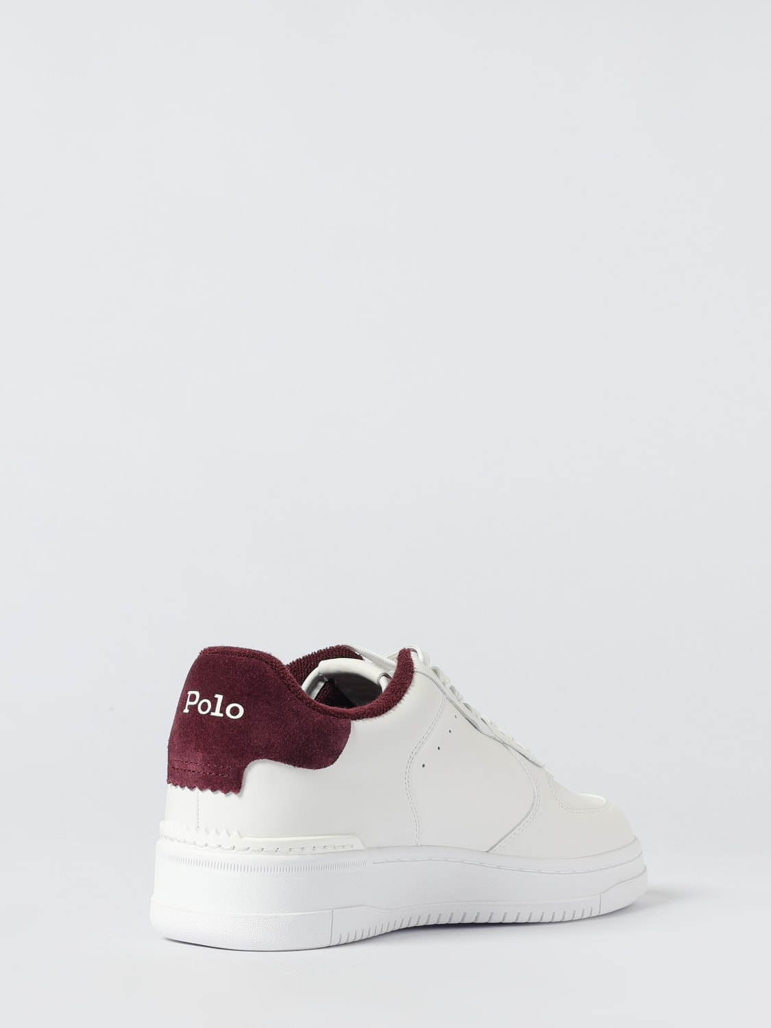 POLO RALPH LAUREN SNEAKERS: Sneakers Polo Ralph Lauren in pelle , Bianco - Img 3