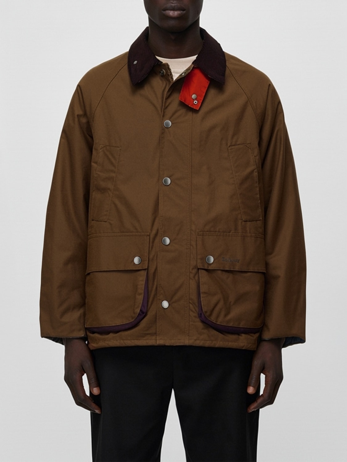 BARBOUR JACKET: Coat men Barbour, Brown - Img 1