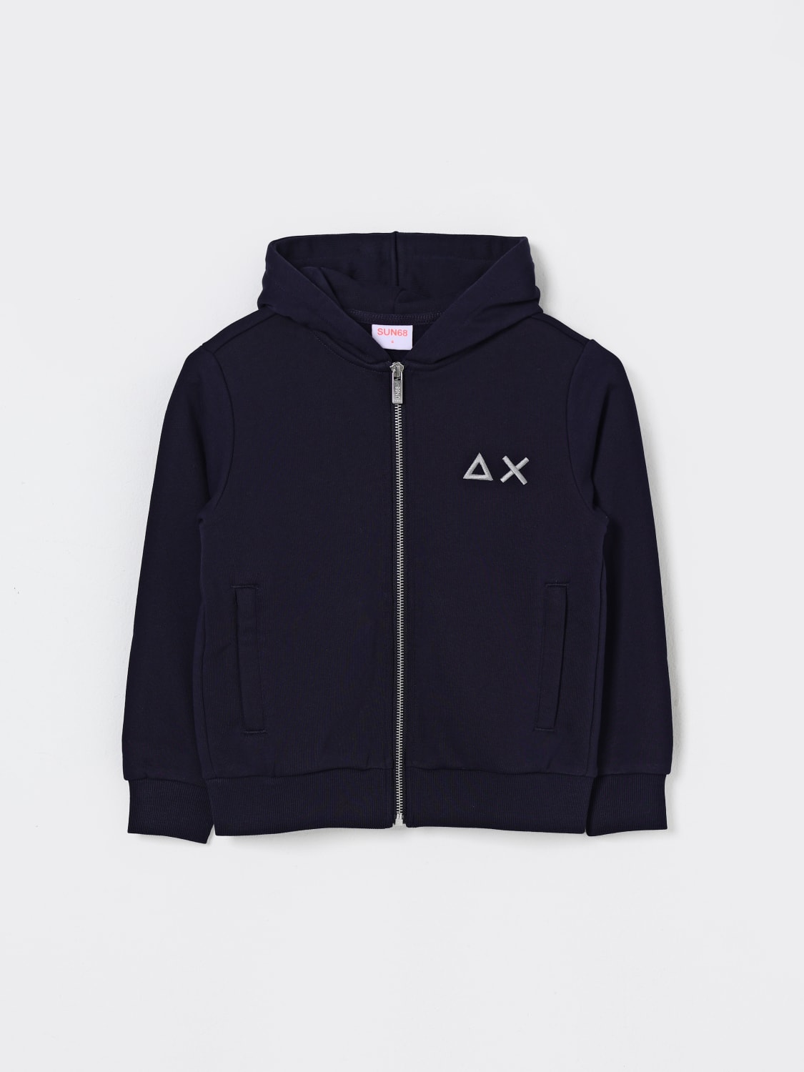 SUN68 SWEATER: Sweater kids SUN68, Blue - Img 1