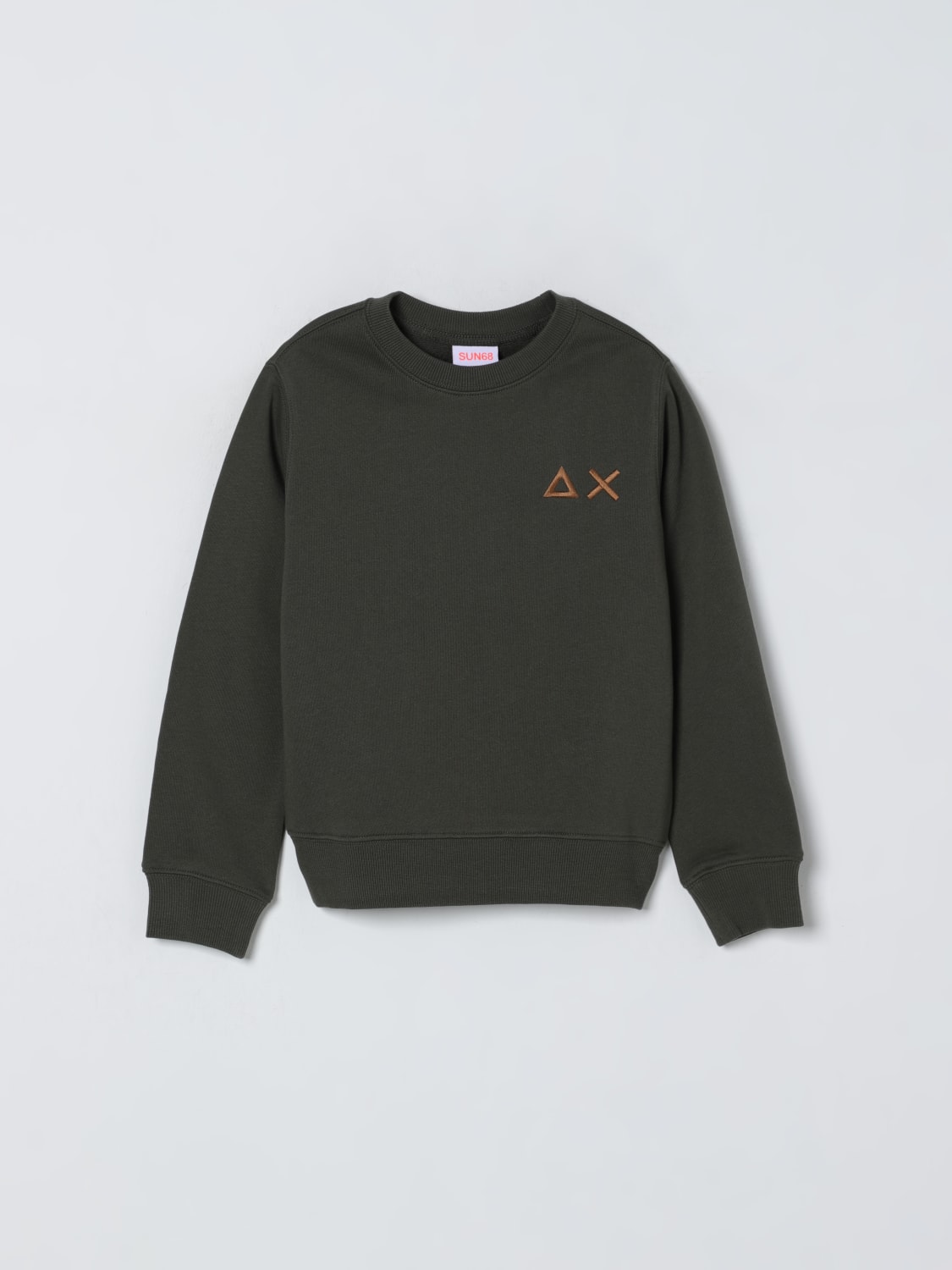 SUN68 SWEATER: Sweater kids SUN68, Green - Img 1
