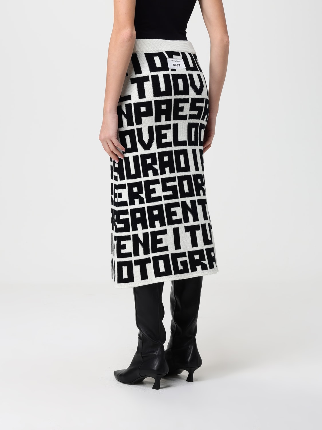 MSGM SKIRT: Skirt woman MSGM, Black - Img 3