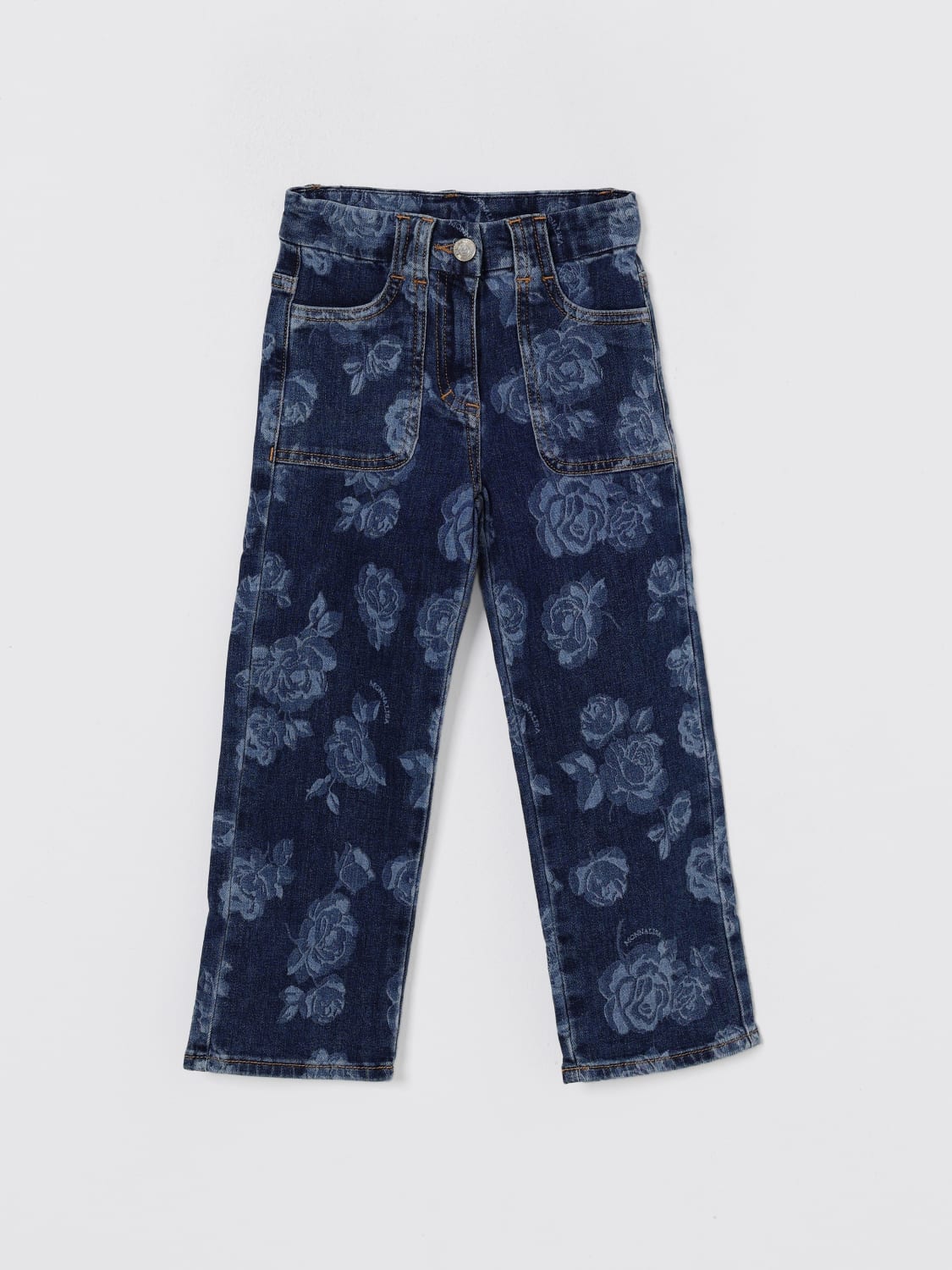 MONNALISA JEANS: Jeans kids Monnalisa, Blue - Img 1