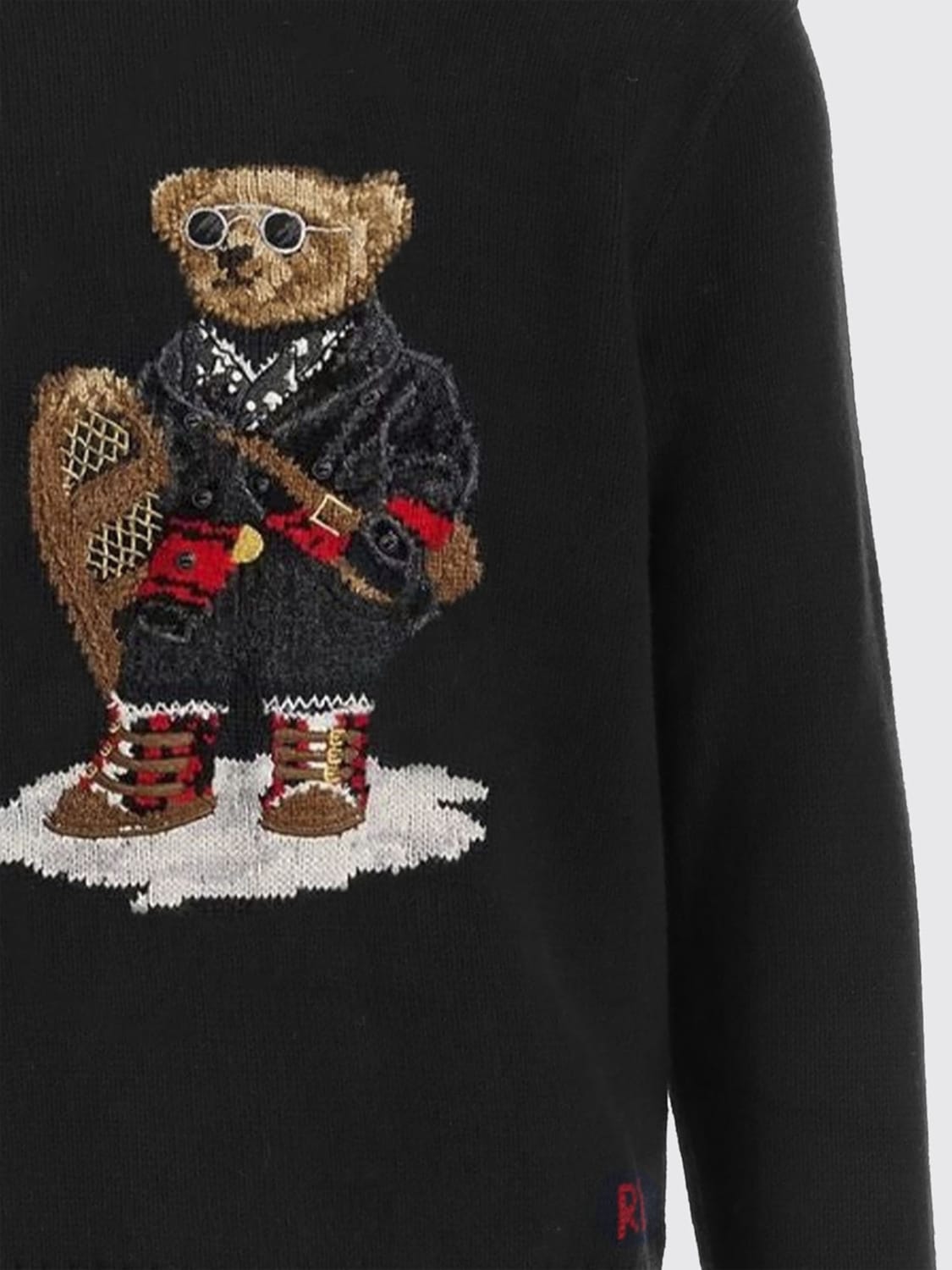 POLO RALPH LAUREN PULLOVER: Sweatshirt herren Polo Ralph Lauren, Schwarz - Img 3