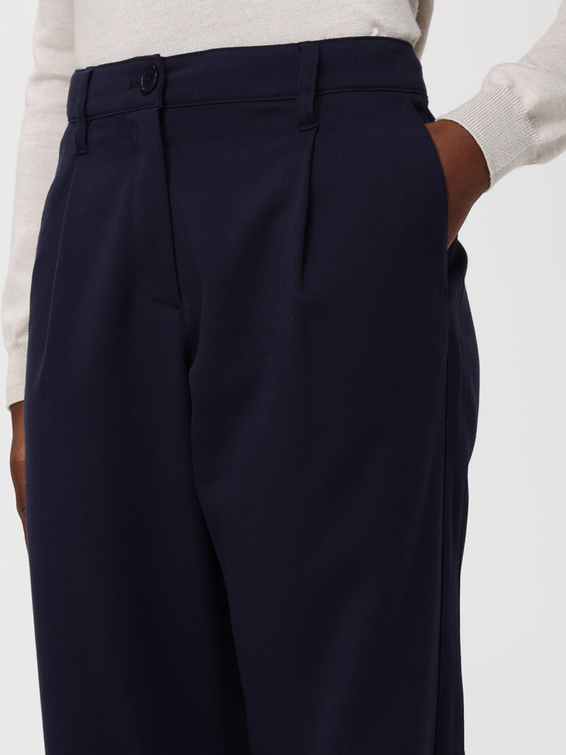 BLAUER HOSE: Hose damen Blauer, Blau - Img 3