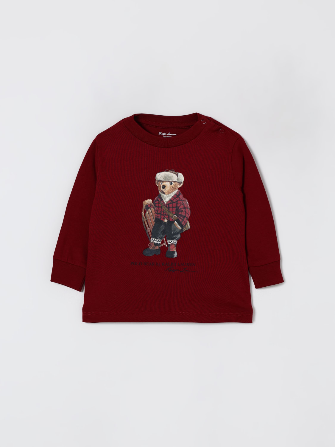 POLO RALPH LAUREN JERSEY: Camiseta niños Polo Ralph Lauren, Rojo - Img 1