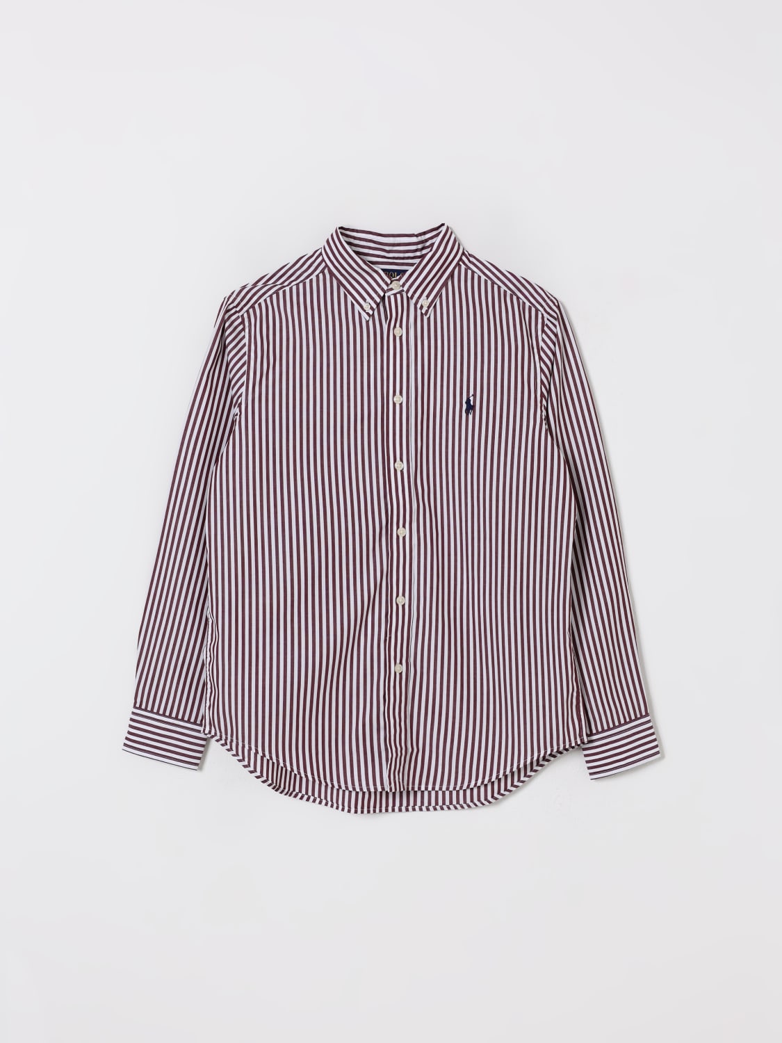 POLO RALPH LAUREN SHIRT: Shirt kids Polo Ralph Lauren, Burgundy - Img 1