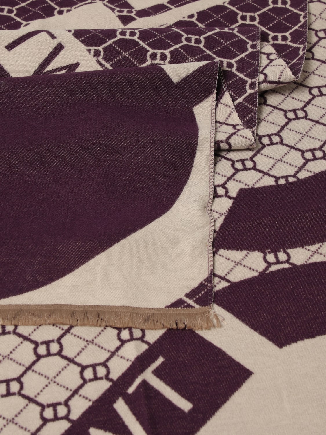 TWINSET 숄: 스카프 여성 Twinset, 바이올렛 - Img 3