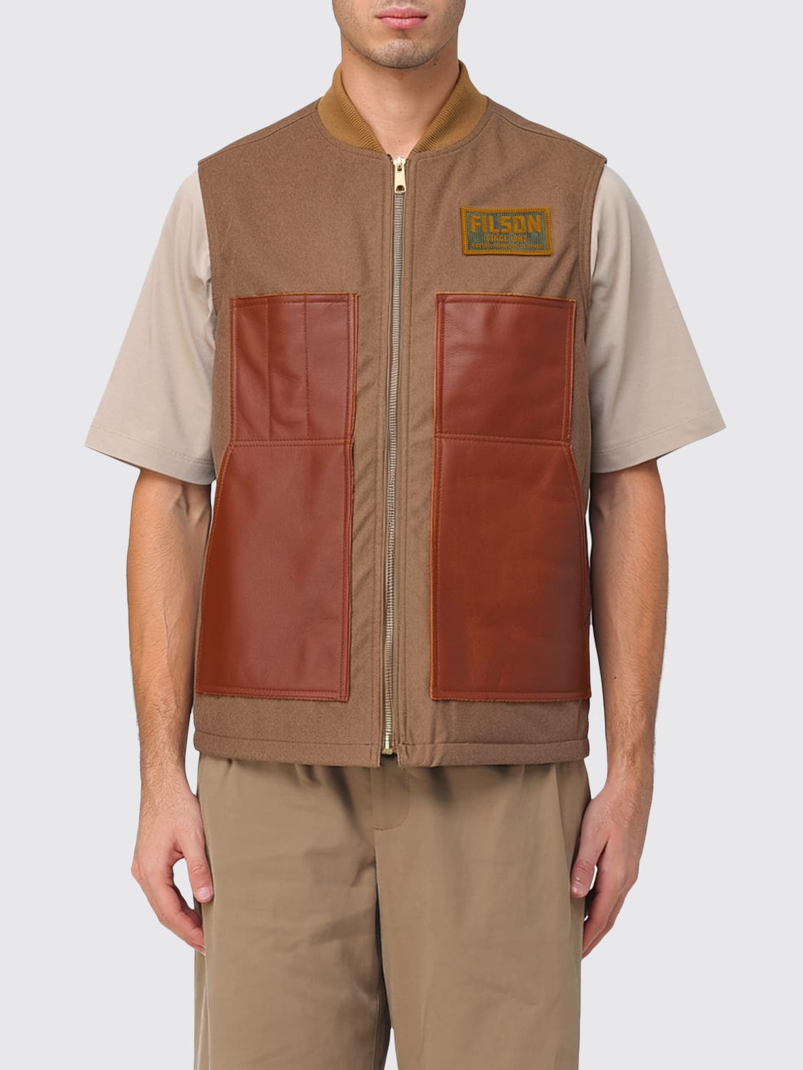 JUNYA WATANABE SUIT VEST: Sweater men Junya Watanabe, Beige - Img 1