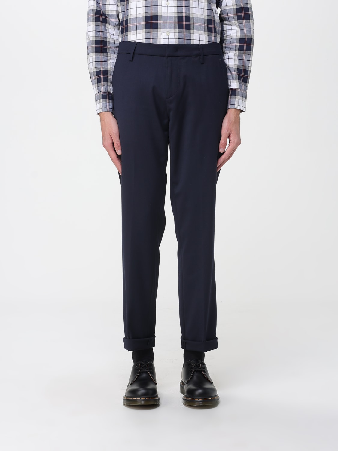 DONDUP PANTS: Pants men Dondup, Blue - Img 1